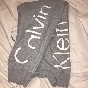 calvin klein sweatpants!